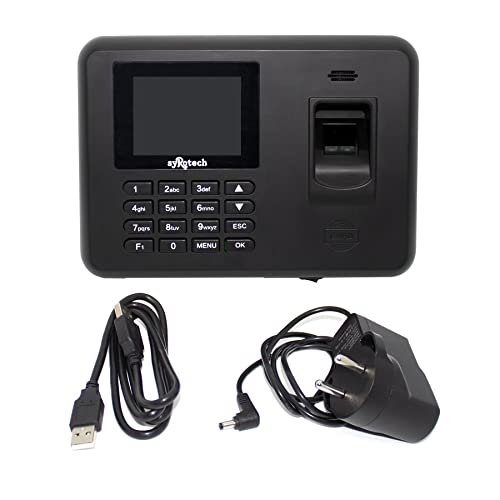 Image of Syrotech Standalone Biometric Fingerprint Attendance Machine, TCP /IP USB Communication, Password and RFID Card Scanner (SY-7)