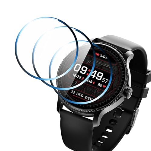Image of (Pack of 3) Smart Watch screen protector screen guard compatible for Boat lunar discovery w /(1.39 inch)