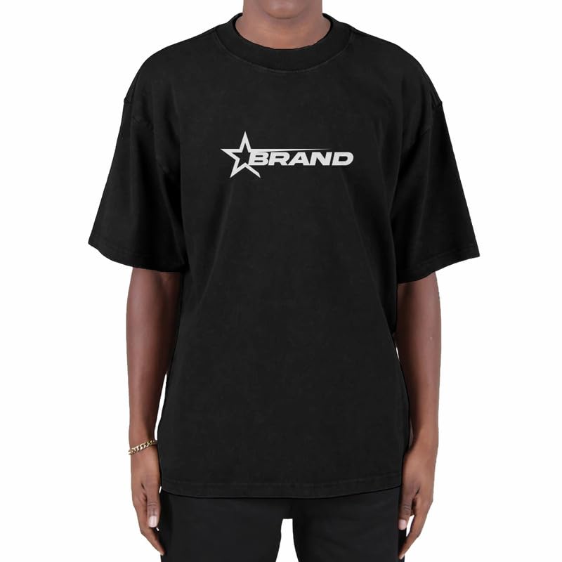 Printodelivery Customized & Personalised Custom Basic Men�s Premium Material T- Shirt, Any Image or Text Printed White, Half Sleeve, Round Neck, Customised Men T-Shirt