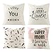 4 Pack Happy Easter Linen Poduszka na poduszkę, 18 x 18 calowa wiosenna poduszka na świąteczne pokrowce na poduszki Sofa Cover Style 61