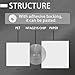 50PCS NFC Tags NATG215 NFC Stickers, BABIQT Rewritable Square NFC Tag Blank NFC Labels NFC Chip 1X1 inch Compatible with TagMo (Android) and Placiibo (iOS) and All NFC Applications