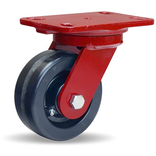 5" x 2" Hamilton S-HS-5P HS Swivel Caster, Phenolic Wheel, 1,000 lb. Capacity