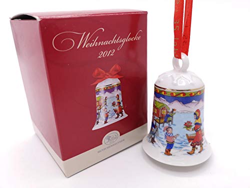 Hutschenreuther Porzellanglocke Weihnachtsglocke 2012 OVP -