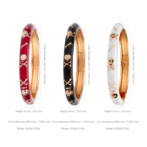 UJOY Womens Multi-Colors Cloisonne Bracelet Gold Plated Flower Hollowed Enameled Hinged Cuff Bangles Jewelry Gift 88A103