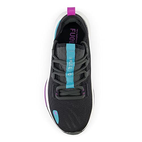 New Balance Women's FuelCell 100 V2 Cross Trainer, Black/Virtual Blue/Cosmic Rose, 5