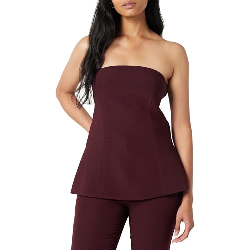 Image of The Drop womens Stowe Woven Strapless Tunic