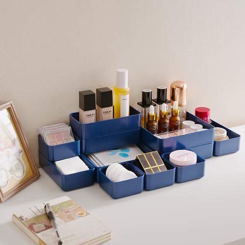 11-Piece Stackable Drawer Organizer Set for Makeup and More - Image 5