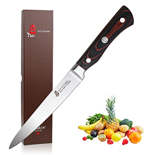 TUO Kitchen Utility Knife 5 Inch Small Chef Knife German