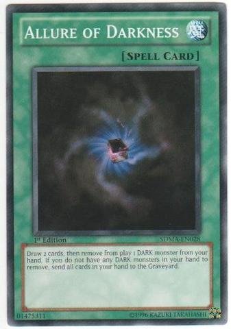 yugioh dark attribute deck Amazon.com: Yu-Gi-Oh! - Allure of Darkness (SDMA-EN028) - Structure Deck:  Marik - 1st Edition