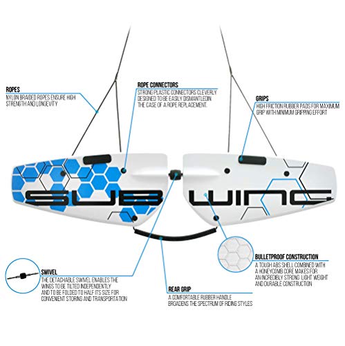 Image of Fly Under Water - Towable Watersports Board for Boats - 1, 2, 3, 4 Person Tow - Alternative Pull Behind to Water Skiing, Flying Tubes & Tube Floats