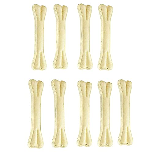 Image of Excite Bites Dog Rawhide Pressed Bones Mega Pack (Dog Chews) (Size 6 inch) (9 Pcs),All Life Stages