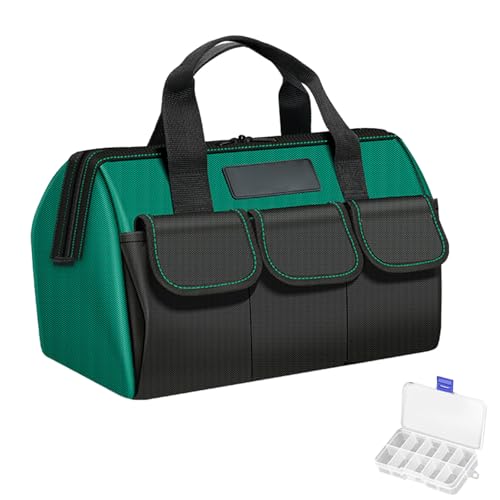 ガーデンツールバッグガーデニング収納ポケット付きオックスフォード布収納袋大型オーガナイザーガーデンプロフェッショナルツール