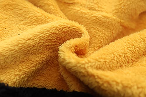 Toddler Little Boys Girls Fleec𝐞 Hoodie Pullover Sweatshirts Hooded Thick Bear Ears Shape Color Blocking Outfits4