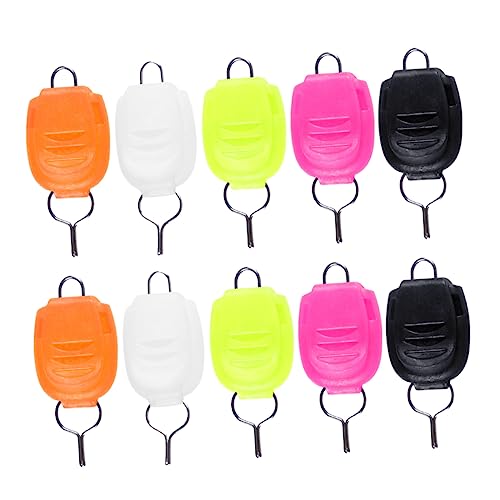 BESPORTBLE Compact Size Fishing Line Clip 25pcs Luminous Fishing Wheel Stopper for Accessories