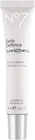 No7 Sérum ativador Early Defense Glow – Sérum antienvelhecimento com peptídeos para linhas finas e rugas – Sérum facial brilhante para a pele com aparência saudável (30 ml)