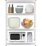 Amazon｜Ezcomp メタルラック スチールラック 幅80cm奥行40cm高さ114