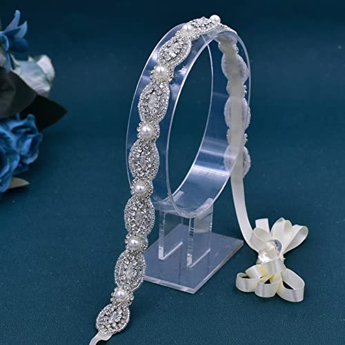 azaleas Bridal Belt with Rhinestones Wedding Dress Belt Pearl Handmade Bride Bridesmaids Sash(S435)2