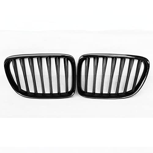 Parrilla delantera Para BMW X1 E84 2011-2015 Parrillas de doble listón Parrillas delanteras de riñón Parrillas de carreras Cover