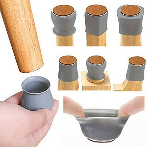 MORAL Silicone Chair Leg Protectors | Rubber Chair Leg Caps Furniture Protector to Prevent Scratches, Reduce Noise | Furniture Leg Covers for Chair, Stool, Table (Multicolor) Set of (4) (B09SZD1YXZ) Amazon Price History, Amazon Price Tracker