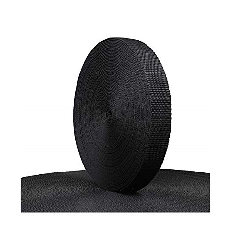 Image of AANIJ Nylon /Canvas Webbing or Flat Strip 2 inch 0r 50 mm Wide for Collars, Leashes, Diving Gear, Sports Gear, Bag Belt, Hiking (10 Meter, Pack of 1)