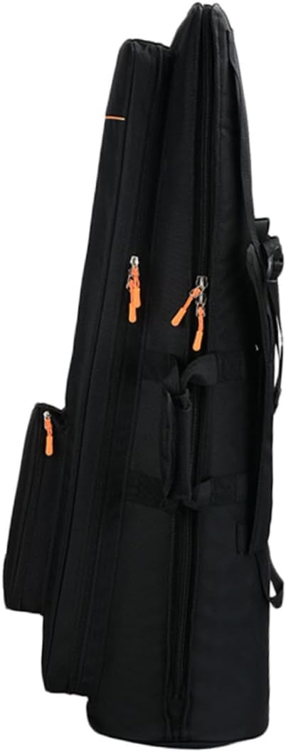 Toddmomy Tenor Trombone Case Padded Strap Storage Bag Oxford Light for Musicians