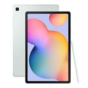 Samsung Tablet Android Galaxy Tab S6 Lite (2024) 10,4' 128 GB WiFi, S Pen incluído, pronto para jogos, bateria de longa duração, design de metal fino, armazenamento expansível, versão dos EUA, menta,