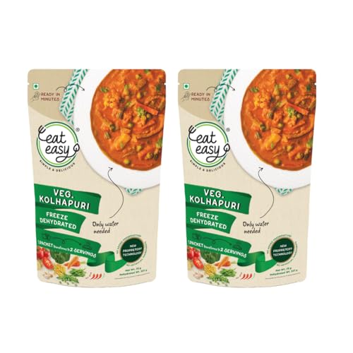 Image of Eat Easy Ready To Eat Veg Kolhapuri- 75g (Pack of 2) After Preparation 337g