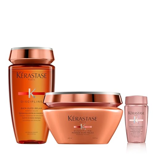 ケラスターゼ シャンプー バン オレオ リラックス 250mL + ヘアマスク マスク オレオ リラックス 200mL ディシプリン 試供品付き（クロマアブソリュ シャンプー 30ml）のサムネイル