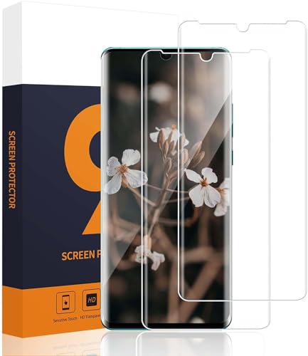 Carantee 2 St&uuml;ck Schutzfolie f&uuml;r f&uuml;r Huawei P30 Pro, Anti-Fingerabdruck Wasserdicht Schutzglas, Hohe Aufl&ouml;sung, 9H H&auml;rte 3D Full Screen Blasenfrei, Anti-&Ouml;l HD Huawei P30 Pro Panzerfolie