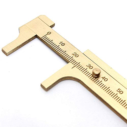 Calibrador Vernier Mini de Cobre para Joyería miniatura 3