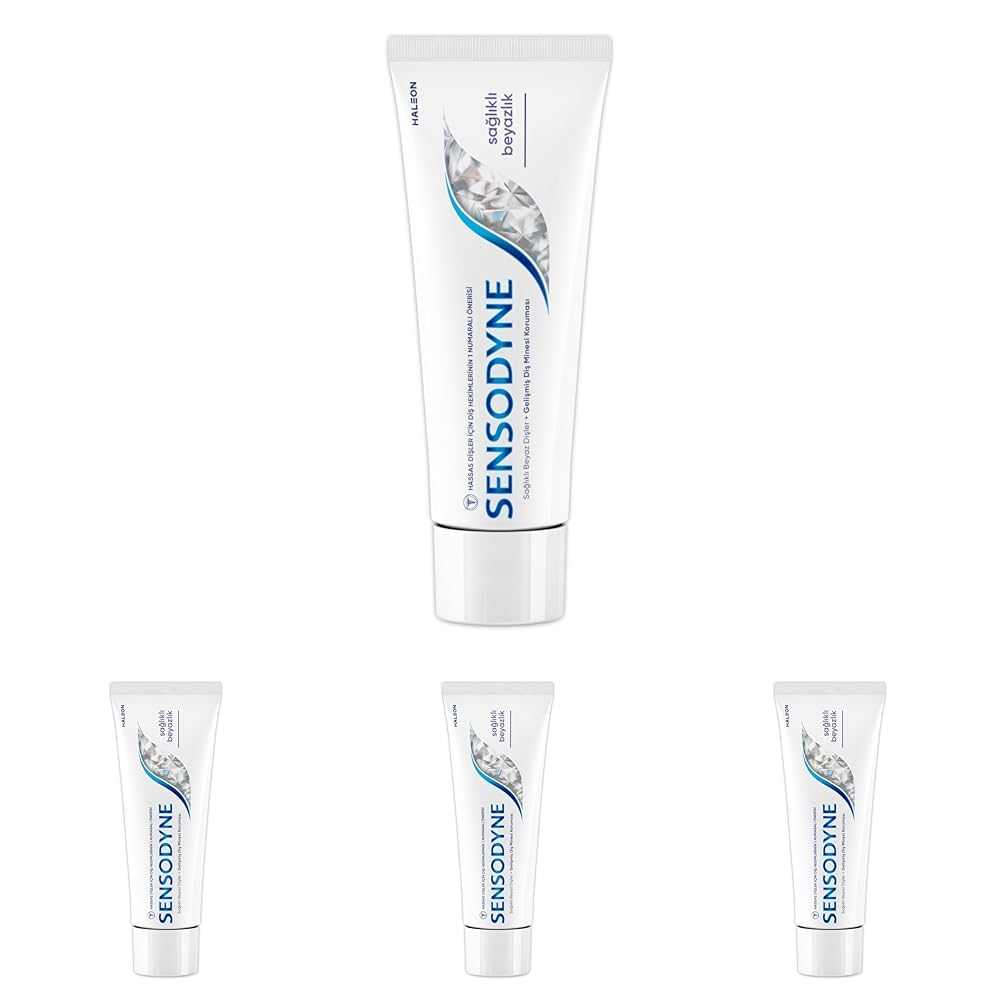 Sensodyne Sağlıklı Beyazlık Diş Macunu 75 ml (4 paketi)