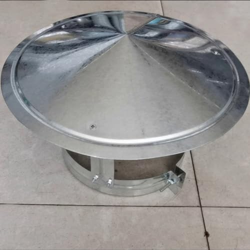 Cubierta de chimenea redonda y tapa de ventilación de c para escape de techo 6