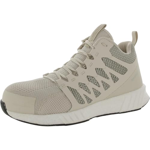 Image of Reebok Fusion Flexweave Work EH Comp Toe Mid-Cut Cream 9.5 D - Wide