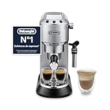 De'Longhi Dedica - Cafetera de Bomba de Acero Inoxidable para Café Molido o Monodosis, Cafetera...