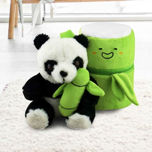 Image of DearJoy Bamboo Panda Soft Toy - Black & White