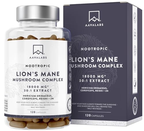 Complément Champignon Crinière De Lion 2000 Mg - Soutien Mémoire, Cognitif, Anti-stress