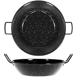 Sartenes Antiguas Vaello La Valenciana Sarten Honda esmaltada Asas 24 cm