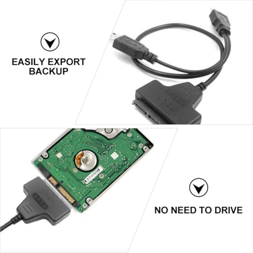 Cable adaptador USB para disco duro 2.5 pulgadas 2 piezas miniatura 4