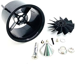 JFtech RC 70mm Duct Fan Unit 12-Blade Propeller Kit Set for RC 1500g Ducted Fan EDF Jet AirPlane