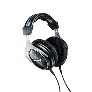 SHURE シュア プレミアム・スタジオ・ヘッドホン SRH1540-BK-A ブラック 黒 密閉型 有線 ケーブル 着脱式 音楽 制作 モニタリング モニター スタジオ プロ仕様 遮音 快適な装着感 ヘッドフォン 【国内正規品/メーカー保証2年】