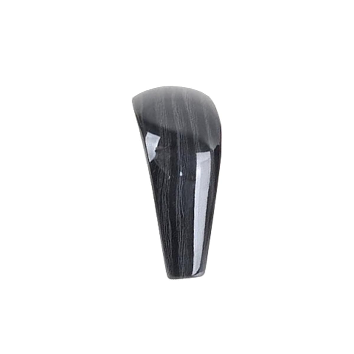 Oulesh Shift Knob Cover for Mazda3 Axela CX-30 2020-2023, Carbon fibre Gear Shift Cover Interior Parts(Wood grain grey)