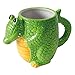 Deluxebase Tasse de Crocodile de créatures de Vaisselle de Tasse formée Mignonne et Animale de nouveauté pour des Enfants et Adultes.