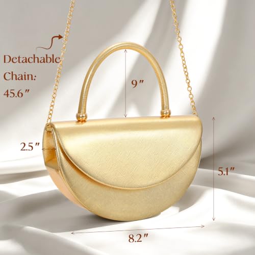 Image of Clutch Purses for Women Formal Evening Bag with Detachable Chain Women's Evening Handbags for Wedding Party