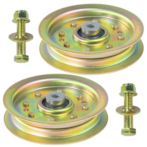 FULAIGE 2 Pack 753-08171 756-04129B Idler Pulley for Cub Cadet 50 RZT 50