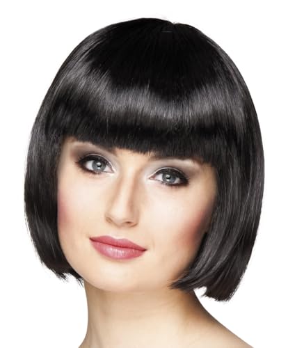 Boland - Perücke Cabaret, mittellang, Bob mit Pony, Kunsthaar, Frisur, Themenparty, Karneval, Mottoparty, Kostüm