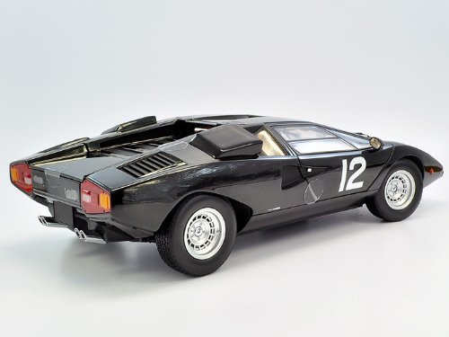 サーキットの狼　1/28スケール　ランボルギーニ　カウンタックLP400 Amazon | 京商オリジナル 1/18 Lambo Countach LP400 黒 (サーキットの