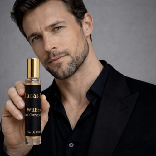 Image of William The Conqueror Eau The Perfume For Man, 12-24 Hours Lasting, Mandarin, Pink Pepper, Lilac, Rose, Patchouli