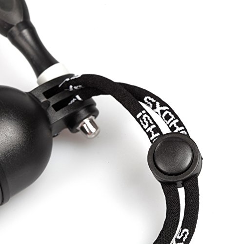 iSHOXS Aqua Handle - ActionCam Handstativ für emüdungsfreies Filmen - Bobber mit Styropor Innenkern passend für GoPro - auch mit montierter Kamera unsinkbar – Bild 5