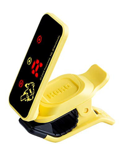 Korg PC-2-PPK Accordeur chromatique à clipser pour Pikachu Jaune - Les Beatles, Paul McCartney, John Lennon, RIngo Starr, George Harrison Korg PC-2-PPK Accordeur chromatique à clipser pour Pikachu Jaune – Image 3