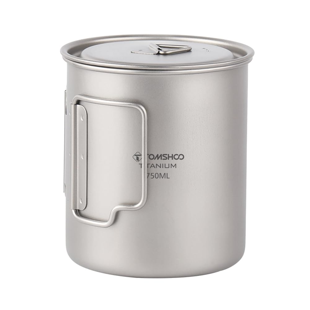 Acouto Bouteille d'eau en Titane 700 Ml Bouteille d'eau de Sport Légère pour le Camping en Plein Air Randonnée Sac à Dos Construction Résistante à la Corrosion Légère Cette Fabriquée (Flacon de
